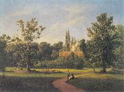 unknow artist View of the Natolin Palace painting